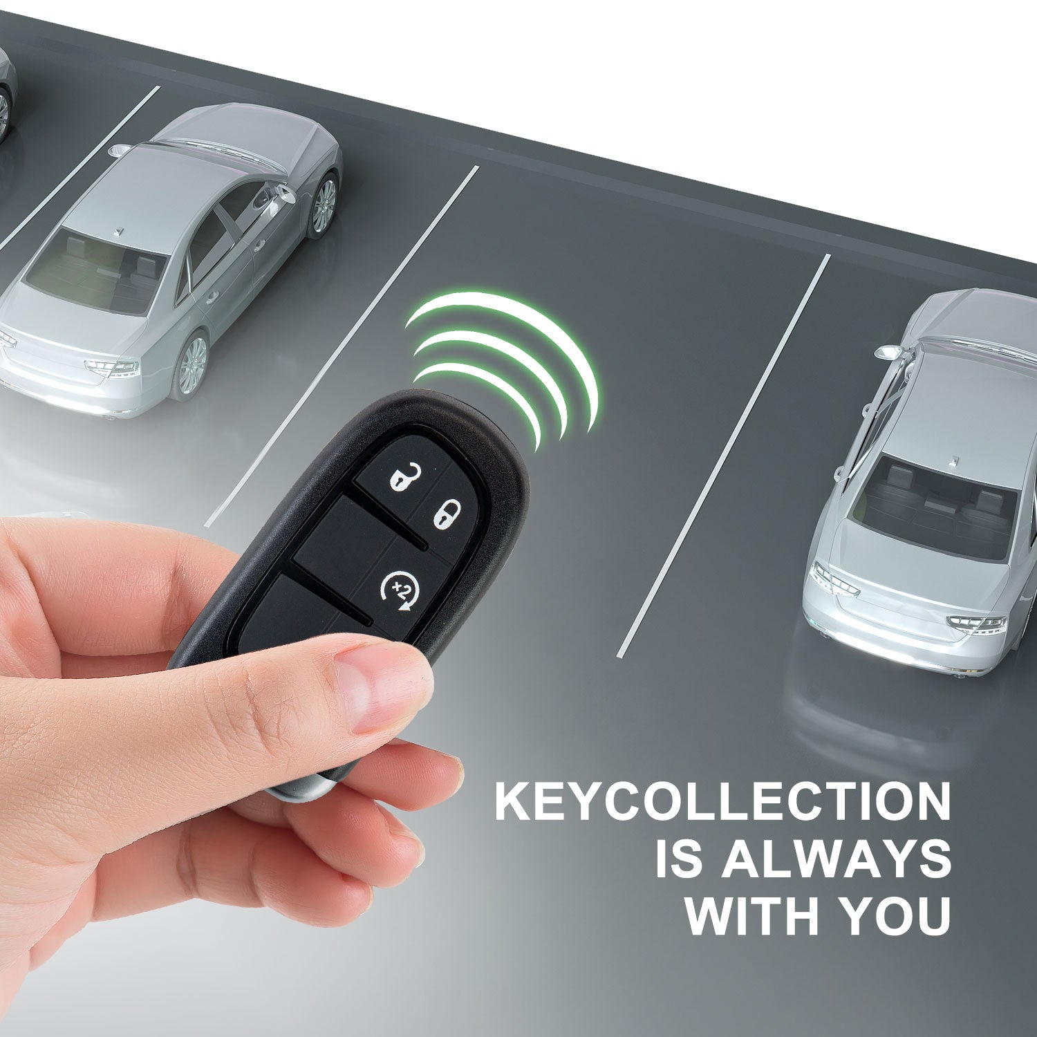 Lots of 5 Keyless2Go Remote Car Key Fob Replacement for Dodge GQ4-54T fits 2013 2014 2015 2016 2017 2018 2019 Ram 1500 2500 3500 4Btn