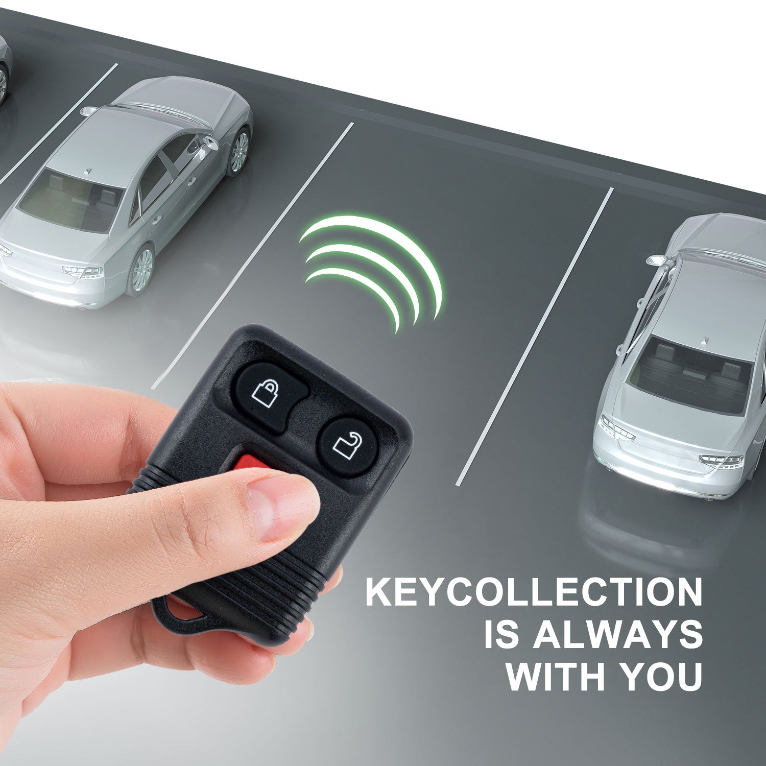 Keyless2Go Car Remote Fob Replacementfor CWTWB1U212 fits 1998-2010 Ford F150 F250 F350 3 Button