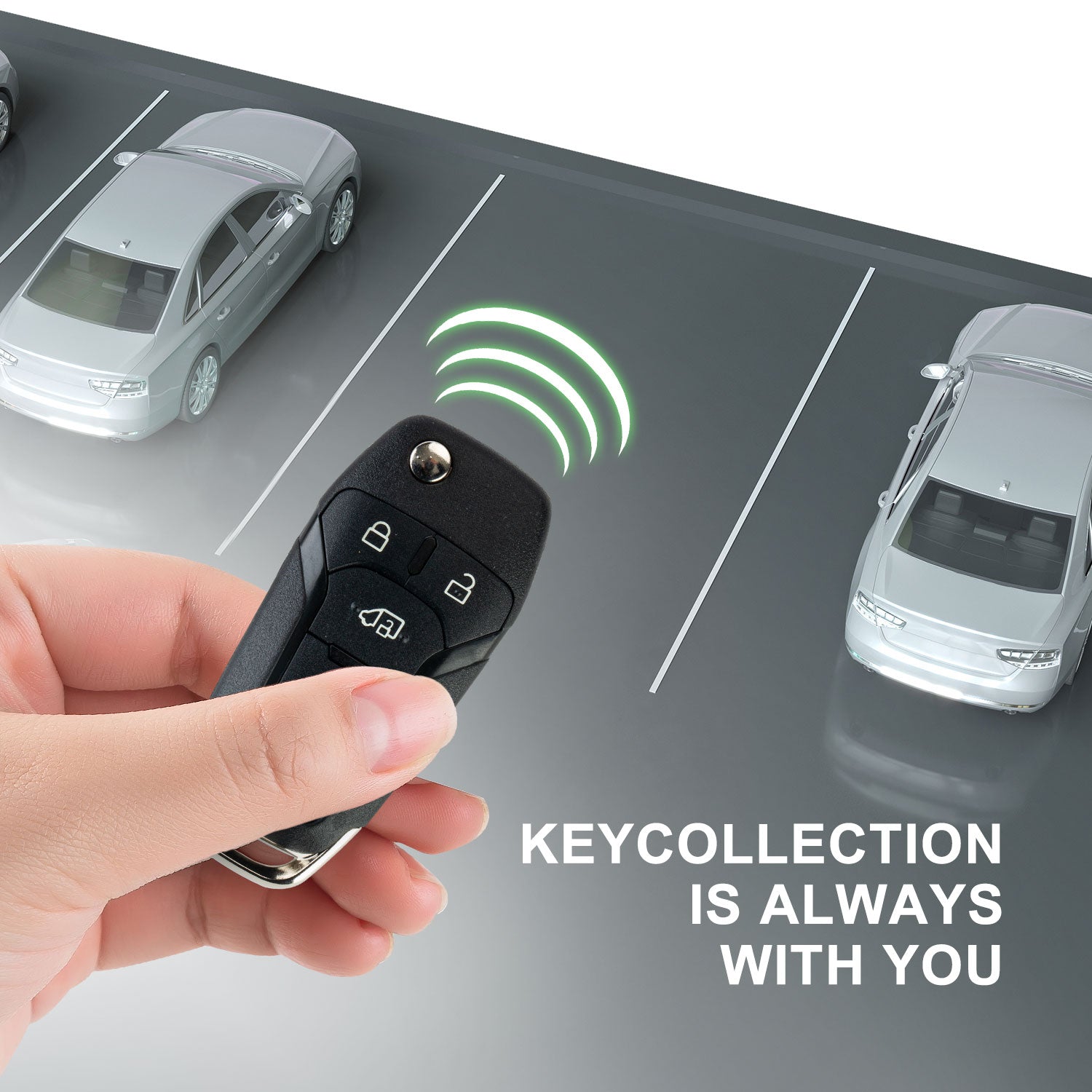Keyless2Go Remote Car Key Fob Replacement for Ford N5F-A08TAA 164-R8236 fits 2020 2021 Transit Connect
