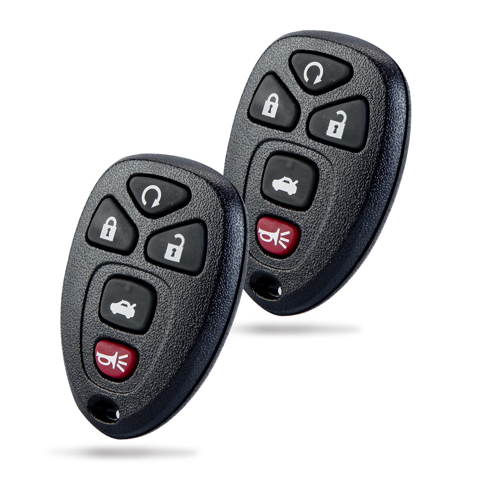 Extra-Partss Keyless Remote Car Key Fob Replacement for 2006-2007 Cadillac DTS/2006-2011 Buick Lucerne/2006-2013 Chevy Impala/2006-2007 Chevy Monte Carlo 5 Button Remote OUC60270 15912860
